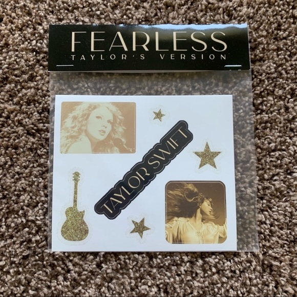 NEW Taylor Swift Fearless Sticker Set - Picture 3 of 5